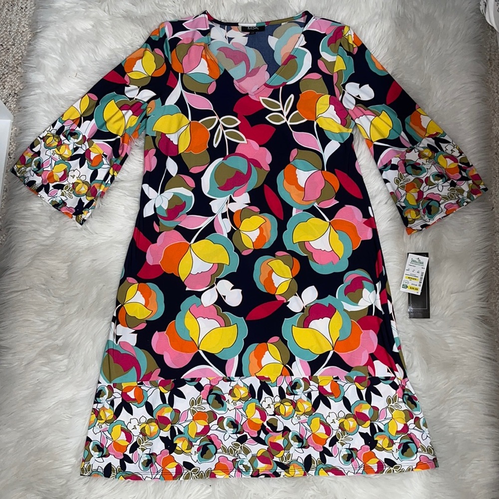 MSK beautiful floral brand new dress with tags!